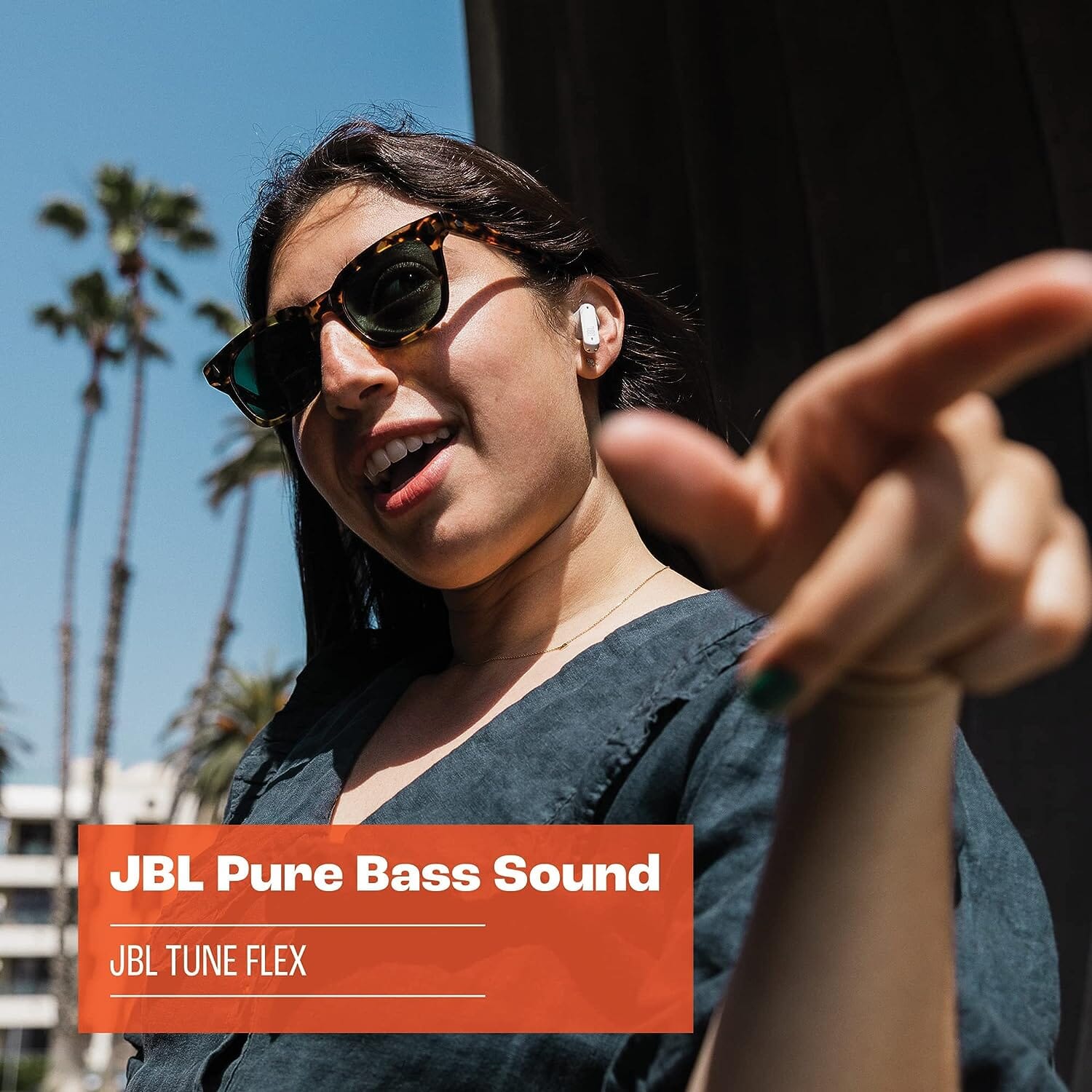 JBL Tune Flex - True Wireless Noise Cancelling Earbuds In-Ear Headphones - Tophatter Daily Deals