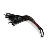 Scandal Flogger Black Tassel with Red Designer Fabric Handle > Bondage Gear > Whips & Floggers - Tophatter Daily Deals