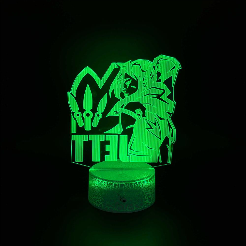 Customized Val Characters 3D Night Lamp Jett - Tophatter Daily Deals