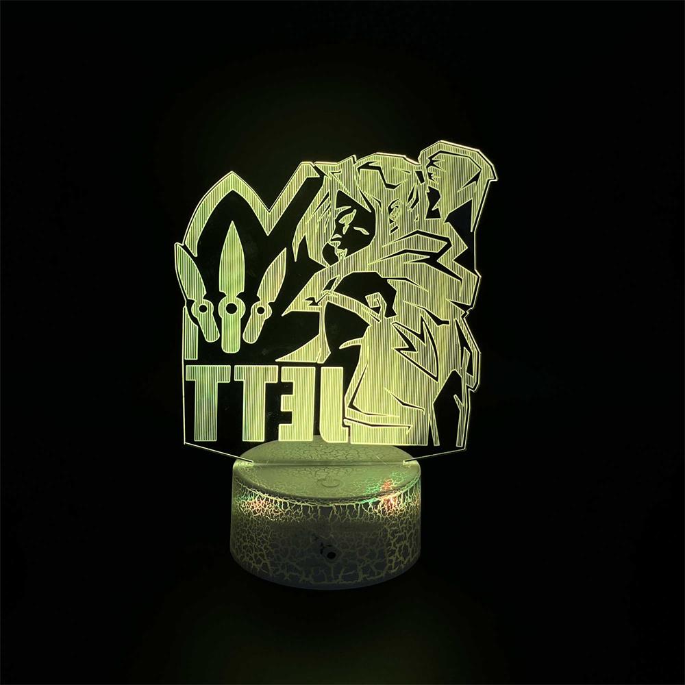 Customized Val Characters 3D Night Lamp - Tophatter Daily Deals