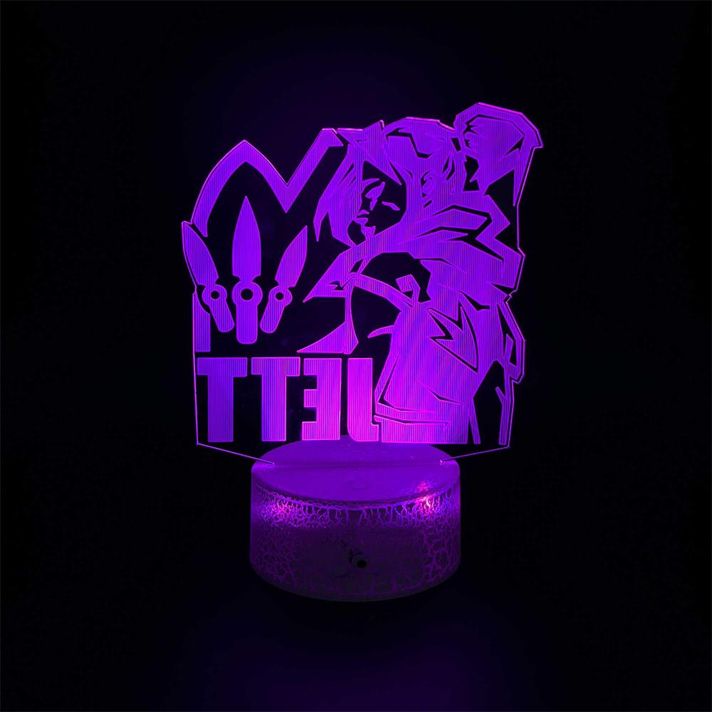 Customized Val Characters 3D Night Lamp - Tophatter Daily Deals