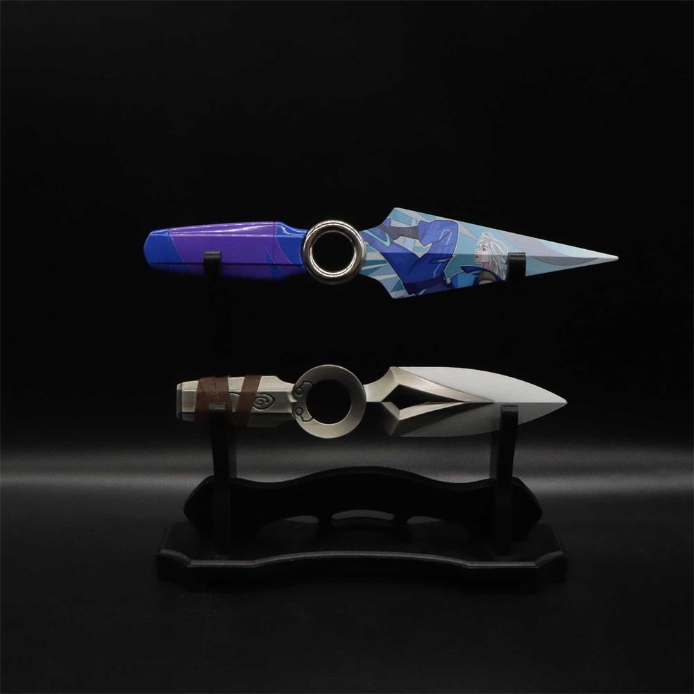 Jett Go Volume No 1 Knife Jett Kunai 2 In 1 Pack Best Jett Main Gamer Gift 2 Jett Knives With Stand - Tophatter Daily Deals