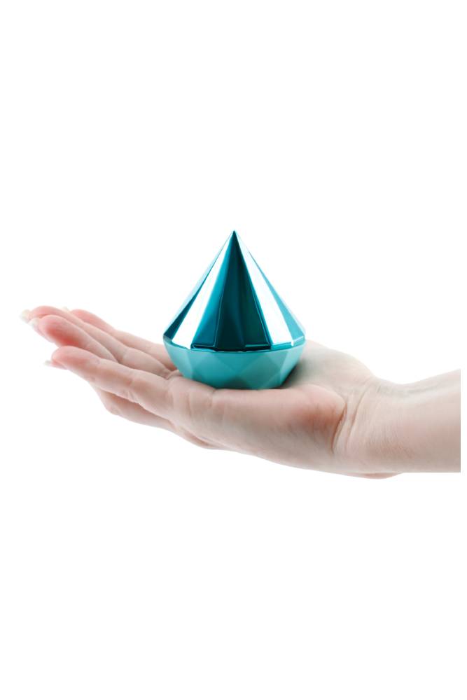 NS Novelties - Sugar Pop - Jewel Air Pulse Clitoral Stimulator - Teal Sex Toy - Tophatter Daily Deals