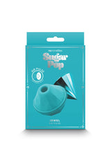 NS Novelties - Sugar Pop - Jewel Air Pulse Clitoral Stimulator - Teal Sex Toy - Tophatter Daily Deals