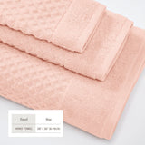 Cotton Diamond Waffle Weave Bath Towel Set - Grayson Collection Bath - Tophatter Daily Deals