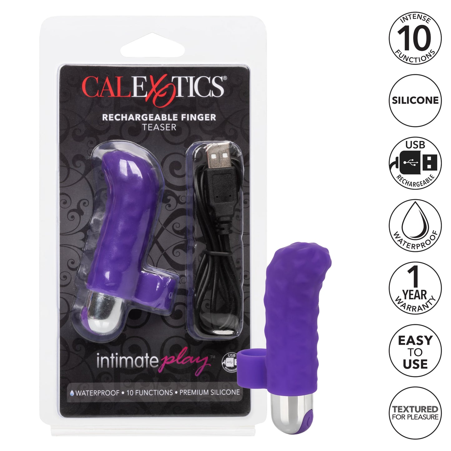 Intimate Play Rechargeable Finger Teaser – Vibrator > Vibrators > Finger Vibrators - Tophatter Daily Deals