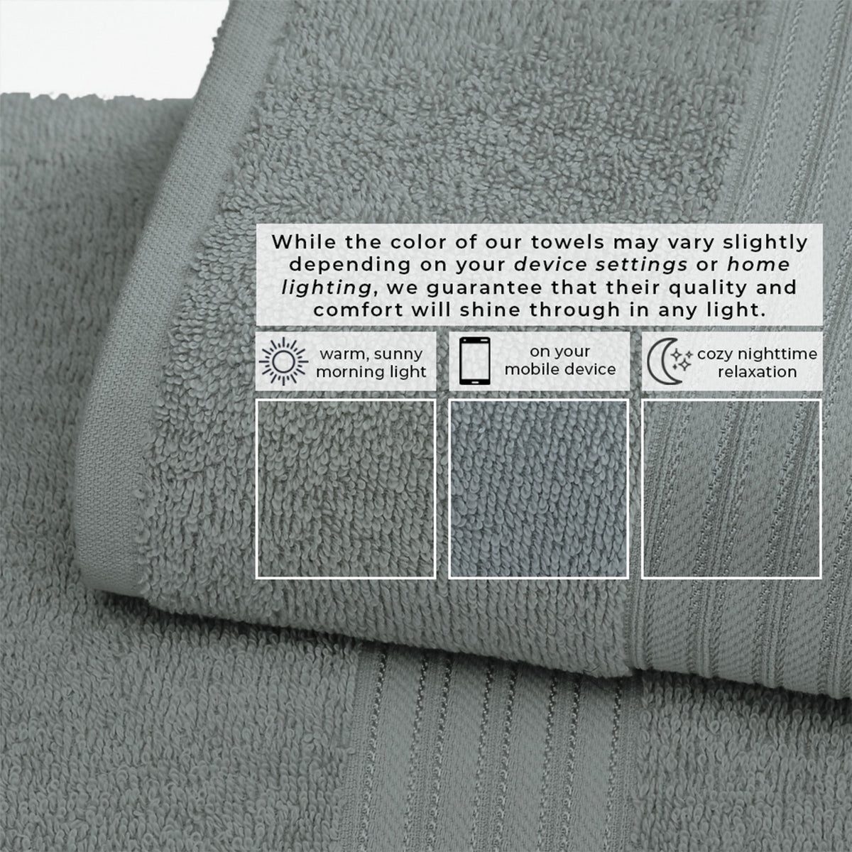 Cotton Terry Bath Towel Set - Cooper Collection Bath - Tophatter Daily Deals