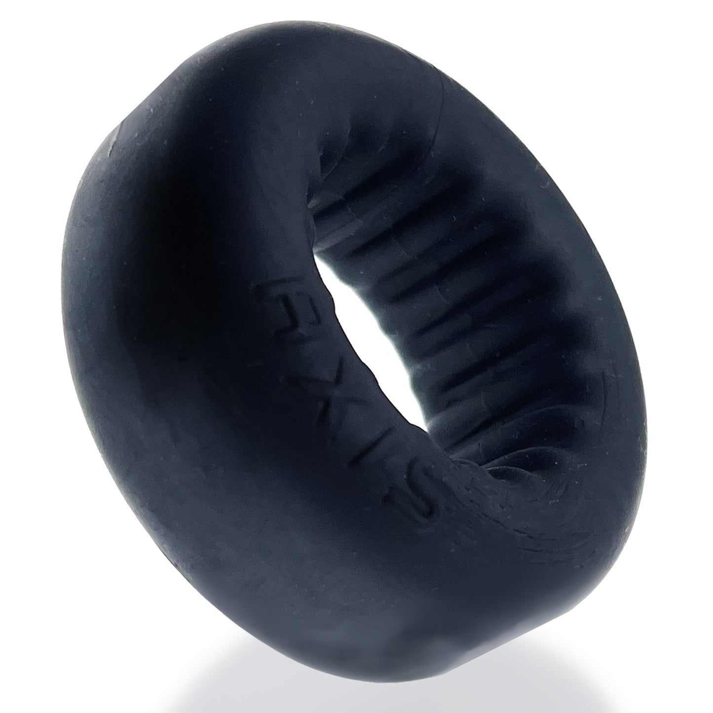 Oxballs Axis Inner Ribbed Griphold Comfort Cock Ring Black Ice > Cock Ring > Single - Tophatter Daily Deals