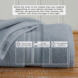 100% Cotton Premium Bath Towel Set - Chiara Collection Bath - Tophatter Daily Deals