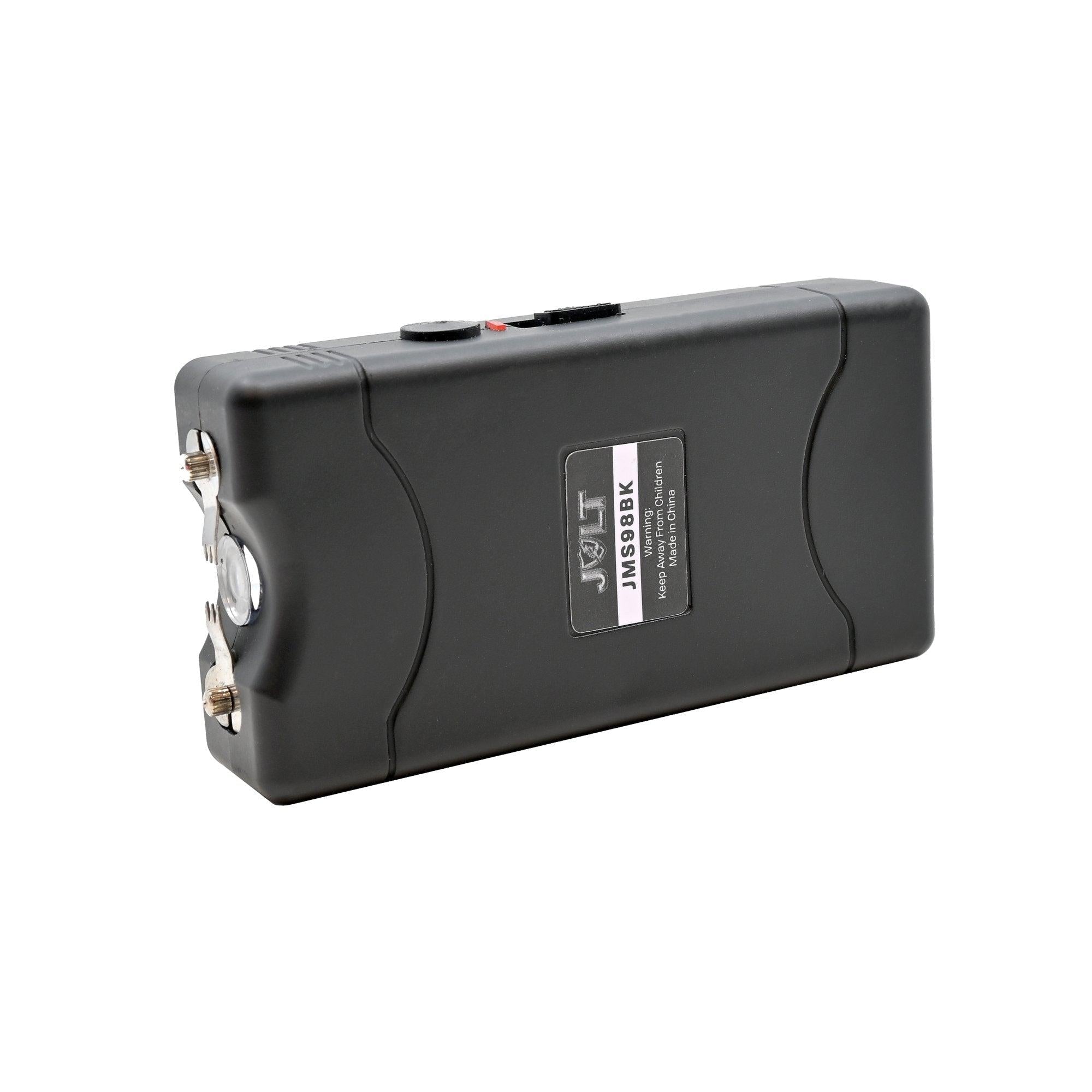 Jolt Mini 98,000,000 Volt Stun Gun with Metal Clip Black Self Defense - Tophatter Daily Deals