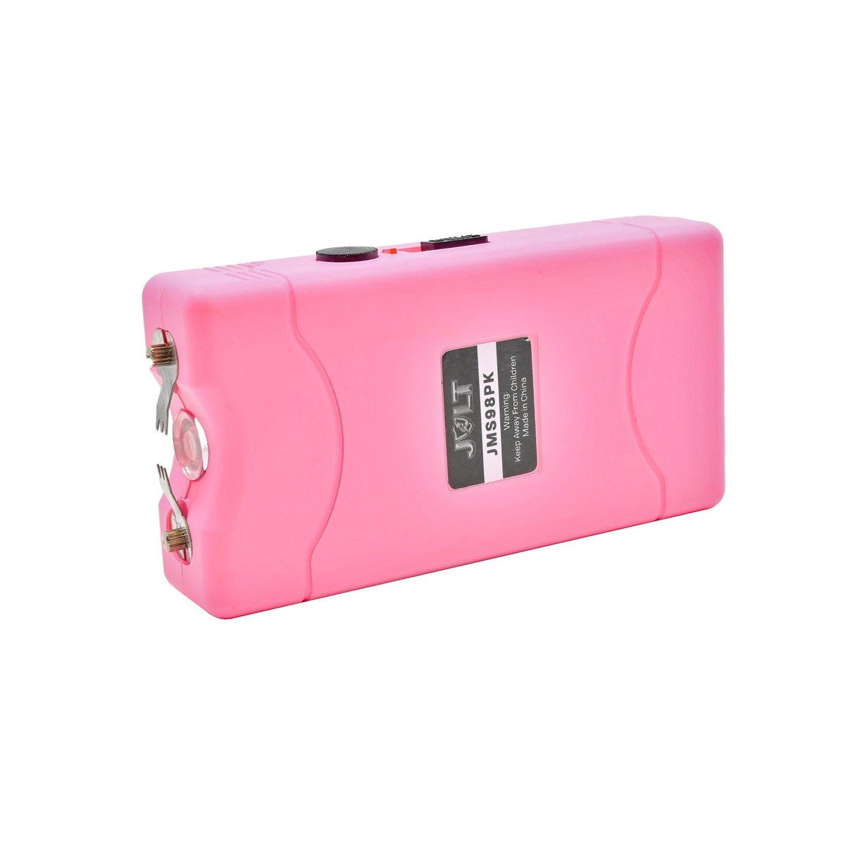 Jolt Mini 98,000,000 Volt Stun Gun with Metal Clip Pink Self Defense - Tophatter Daily Deals