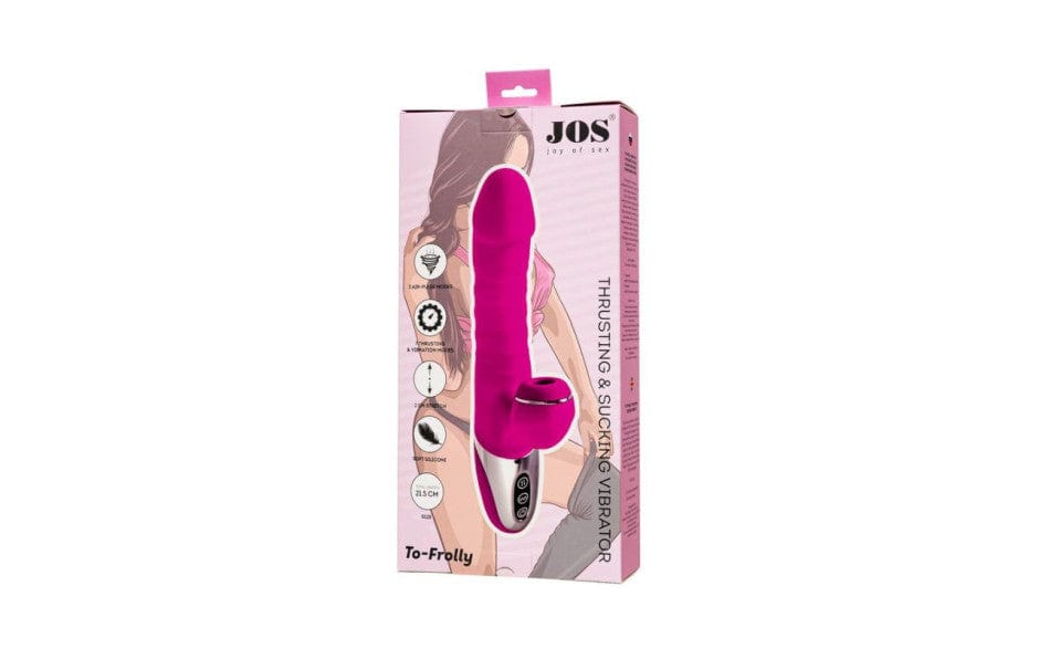 JOS To-Frolly Thrusting and Sucking Vibrator 2cm Stretch > Vibrators > Ladies > Rabbit Multi - Tophatter Daily Deals
