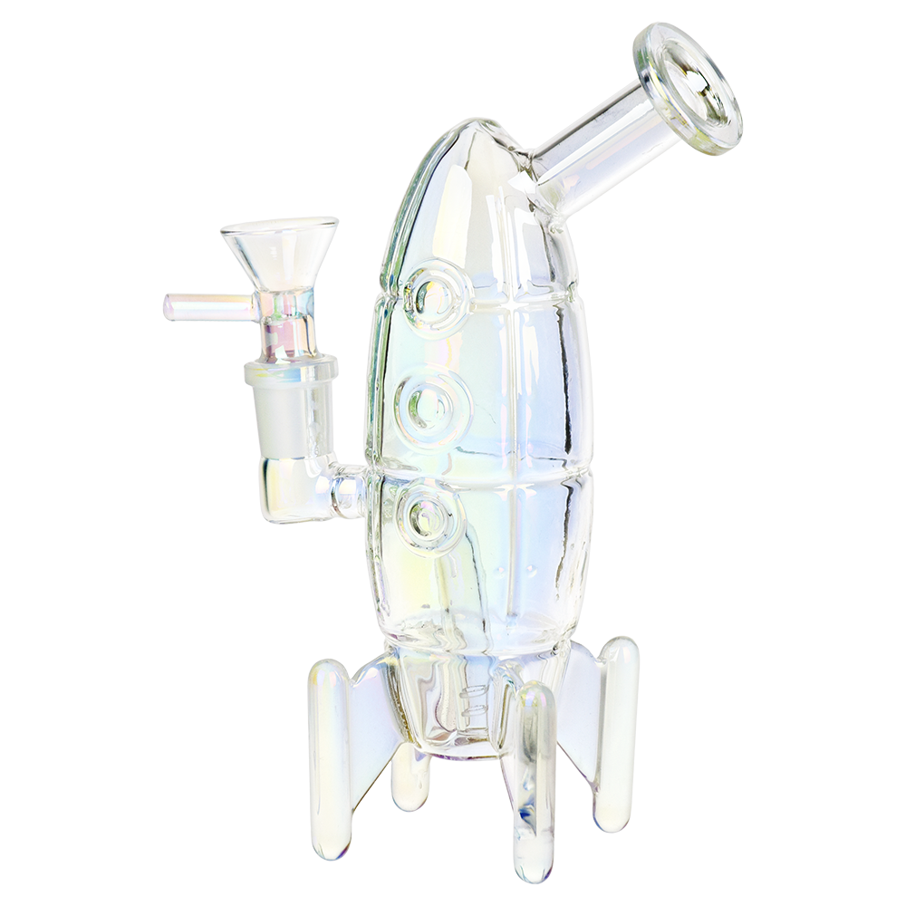 Journey To The Stars Electroplated Rocket Bong Bongs - Tophatter Daily Deals