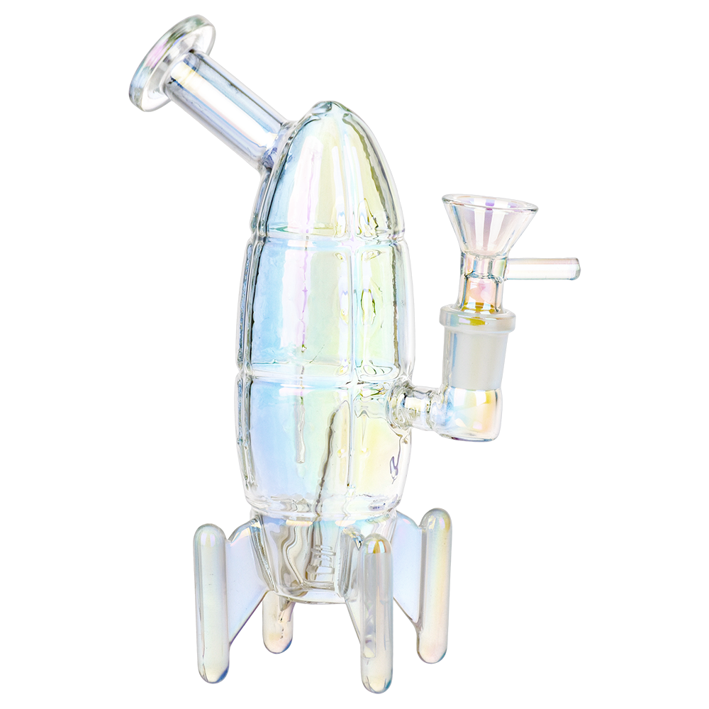 Journey To The Stars Electroplated Rocket Bong Bongs - Tophatter Daily Deals