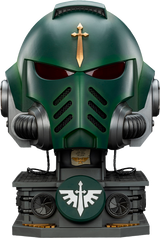 Warhammer 40,000 – Dark Angels Mk X Helmet with Display Stand | JOYTOY Helmet Replica - Tophatter Daily Deals