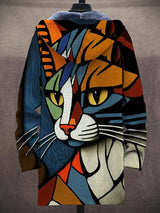 Soft Cozy Pullover - Hooded Zip, Fleece, For Cat Lovers - Tophatter Daily Deals