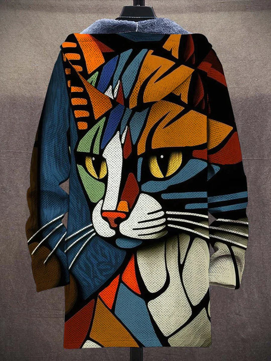 Soft Cozy Pullover - Hooded Zip, Fleece, For Cat Lovers - Tophatter Daily Deals