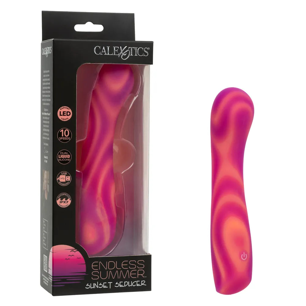 Endless Summer Sunset Seducer (Pink) – Waterproof Massager > Vibrators > Standard Vibrators - Tophatter Daily Deals