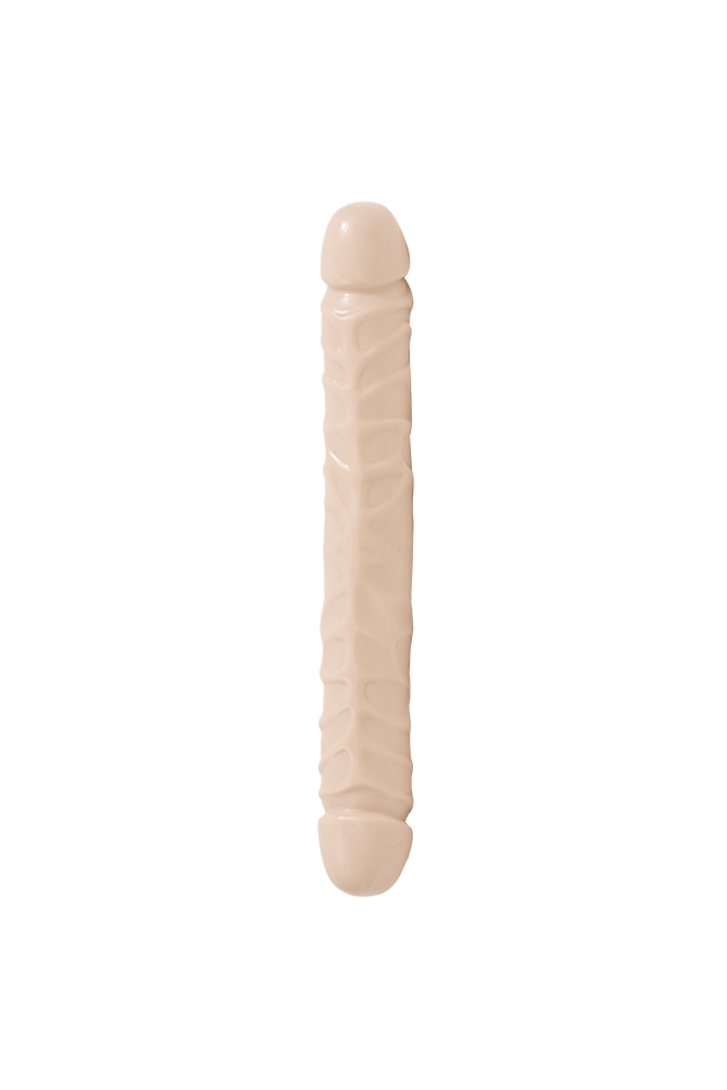Doc Johnson - Jr. Veined Double Header 12 Inch Dildo Sex Toy - Tophatter Daily Deals