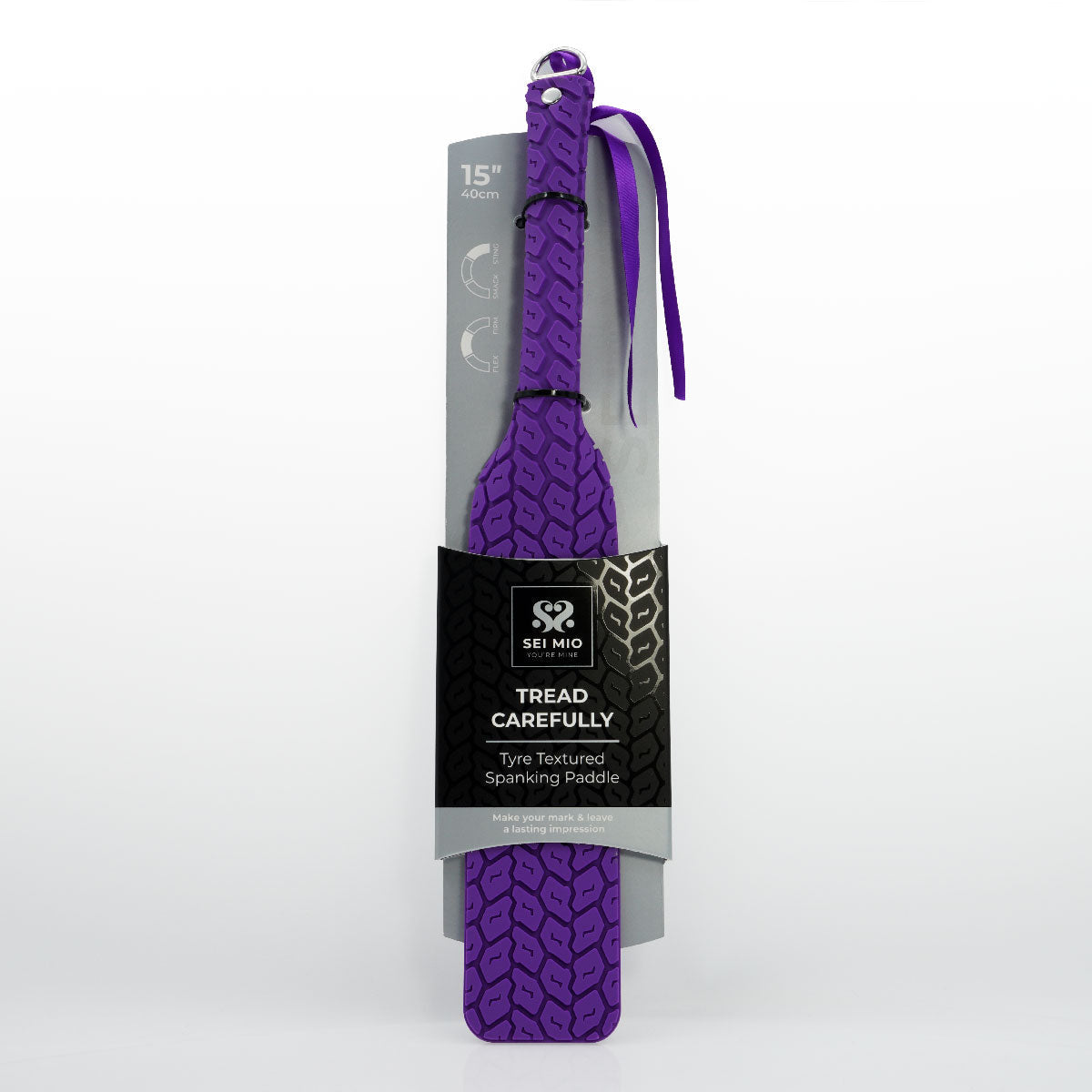 Sei Mio Tyre Paddle Purple 15 Inch Double-Sided Vegan Waterproof Spanking Paddle > Bondage Gear > Paddles - Tophatter Daily Deals
