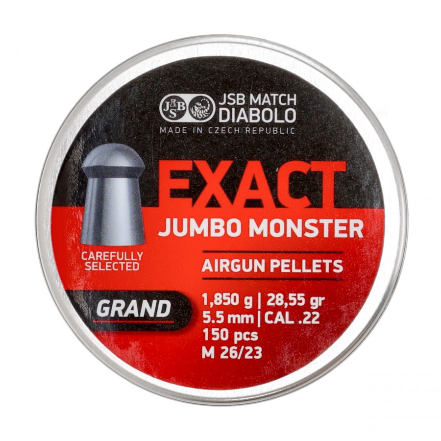 JSB .22 JUMBO MONSTER GRAND 28.55GR - 150's - Tophatter's Army Deals BULLETS - Tophatter Daily Deals