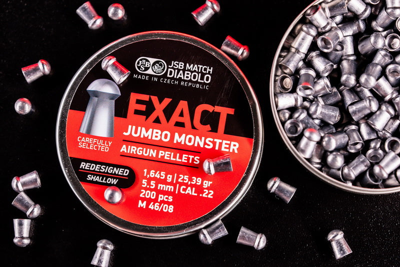 JSB .22 MONSTER REDESIGNED SHALLOW 25.39GR - 200's - Tophatter's Army Deals BULLETS - Tophatter Daily Deals