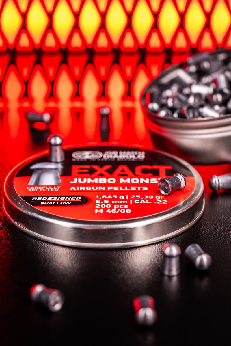 JSB .22 MONSTER REDESIGNED SHALLOW 25.39GR - 200's - Tophatter's Army Deals BULLETS - Tophatter Daily Deals