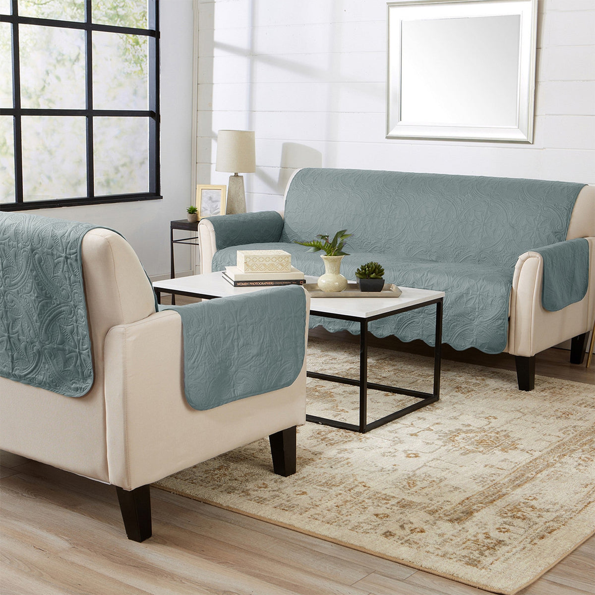 Medallion Solid Furniture Protector - Elenor Collection Furniture & Decor - Tophatter Daily Deals