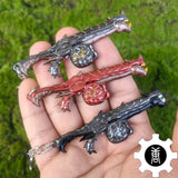 Elderflame Judge Skin Gun Keychain Backpack Decor Cool Gift 3 In 1 Pack - Tophatter Daily Deals