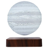 Levitating Moon Lamp Floating Night Light Cozy Home Jupiter - Brown Base - Tophatter Daily Deals