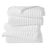 Luxury Combed Cotton Bath Towel Set - Karina Collection Bath Towel (Pack of 4) White Bath - Tophatter Daily Deals