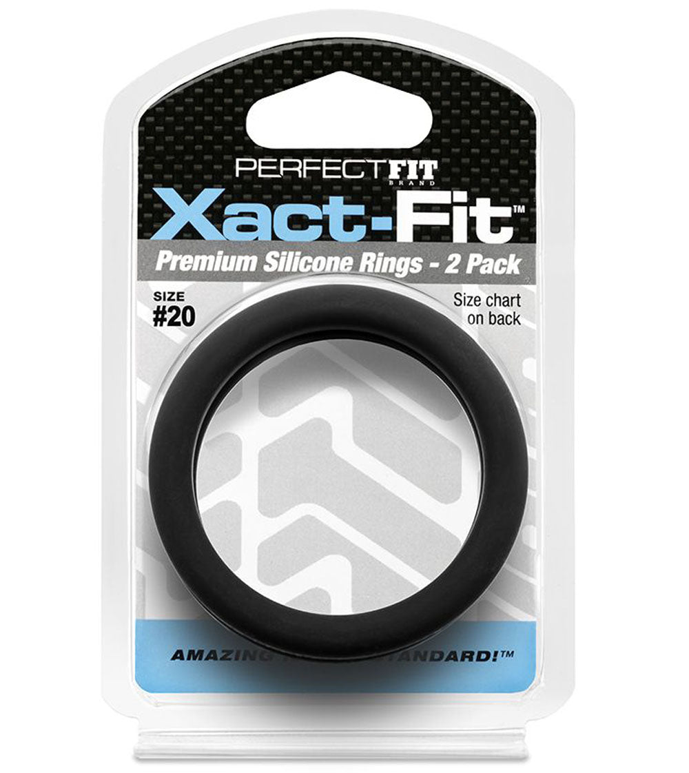 Xact Fit Cock Rings 2 Inch 2 Pack for Enhanced Comfort and Precision > Cock Ring > Sets - Tophatter Daily Deals