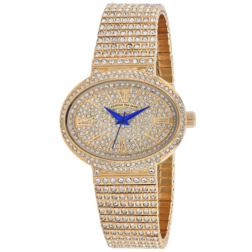 Christian Van Sant Women's Sparkler // CV0252 Rose gold Watches - Tophatter Daily Deals