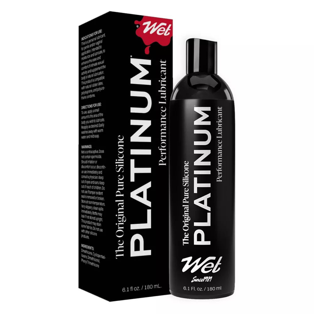 Wet Platinum Luxury Silicone Lubricant – 6.1oz Silicone Lubricant > Lube > Silicone - Tophatter Daily Deals