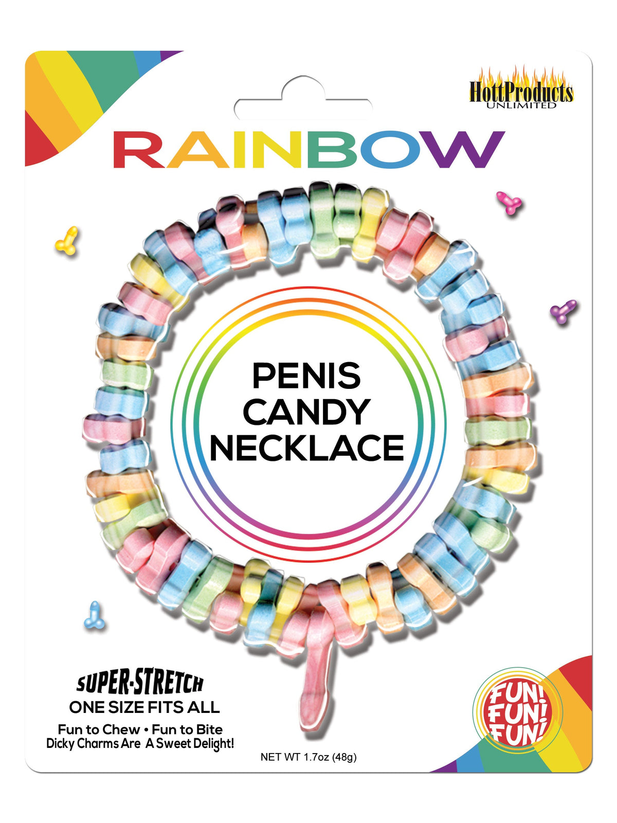Dicky Carms Necklace – Multi-Flavored Edible Candy Charm Necklace > Novelties > Candy & Edible Items - Tophatter Daily Deals