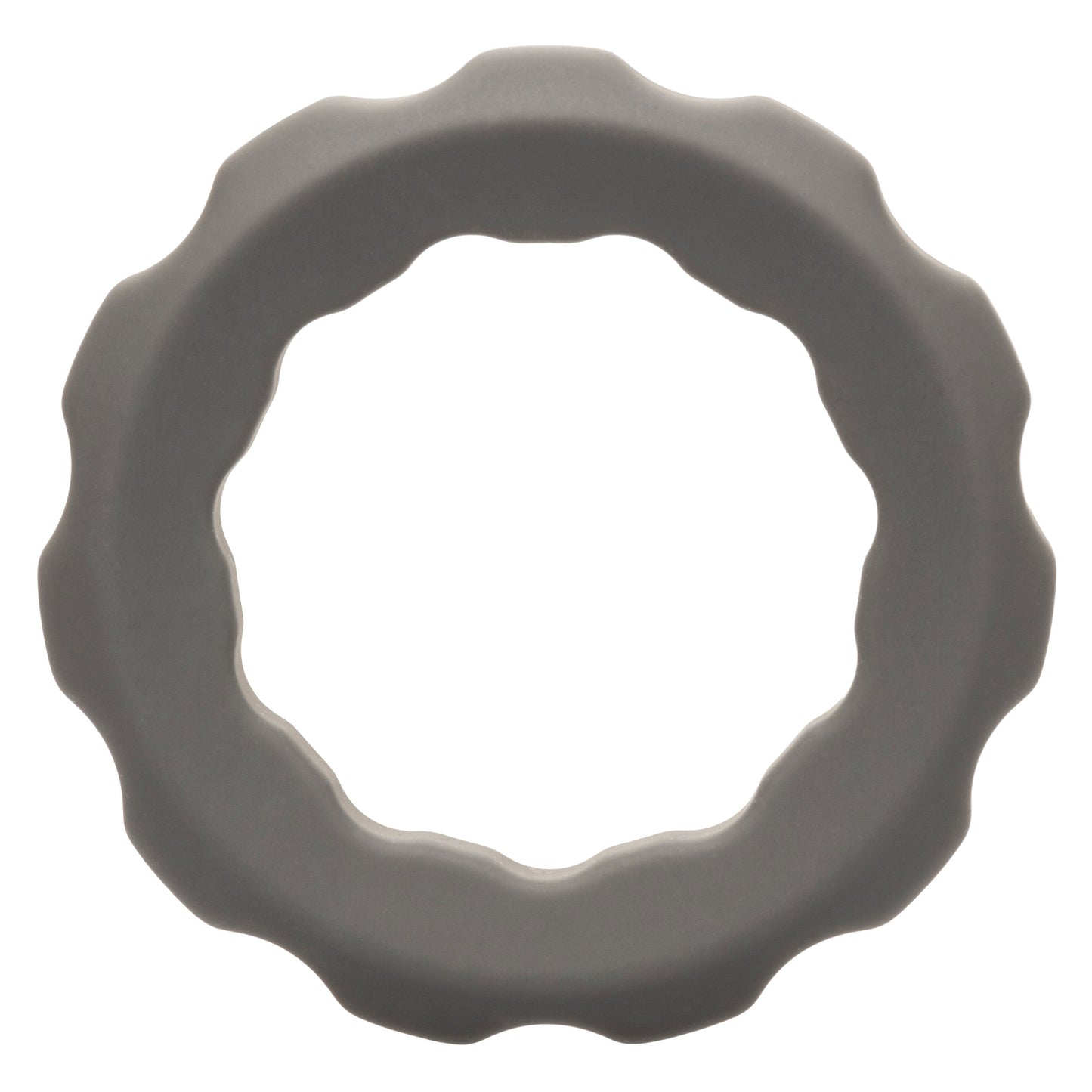Alpha Liquid Silicone Erect Ring Stretchy Comfortable Gray Beaded Design > Cock Ring > Single - Tophatter Daily Deals