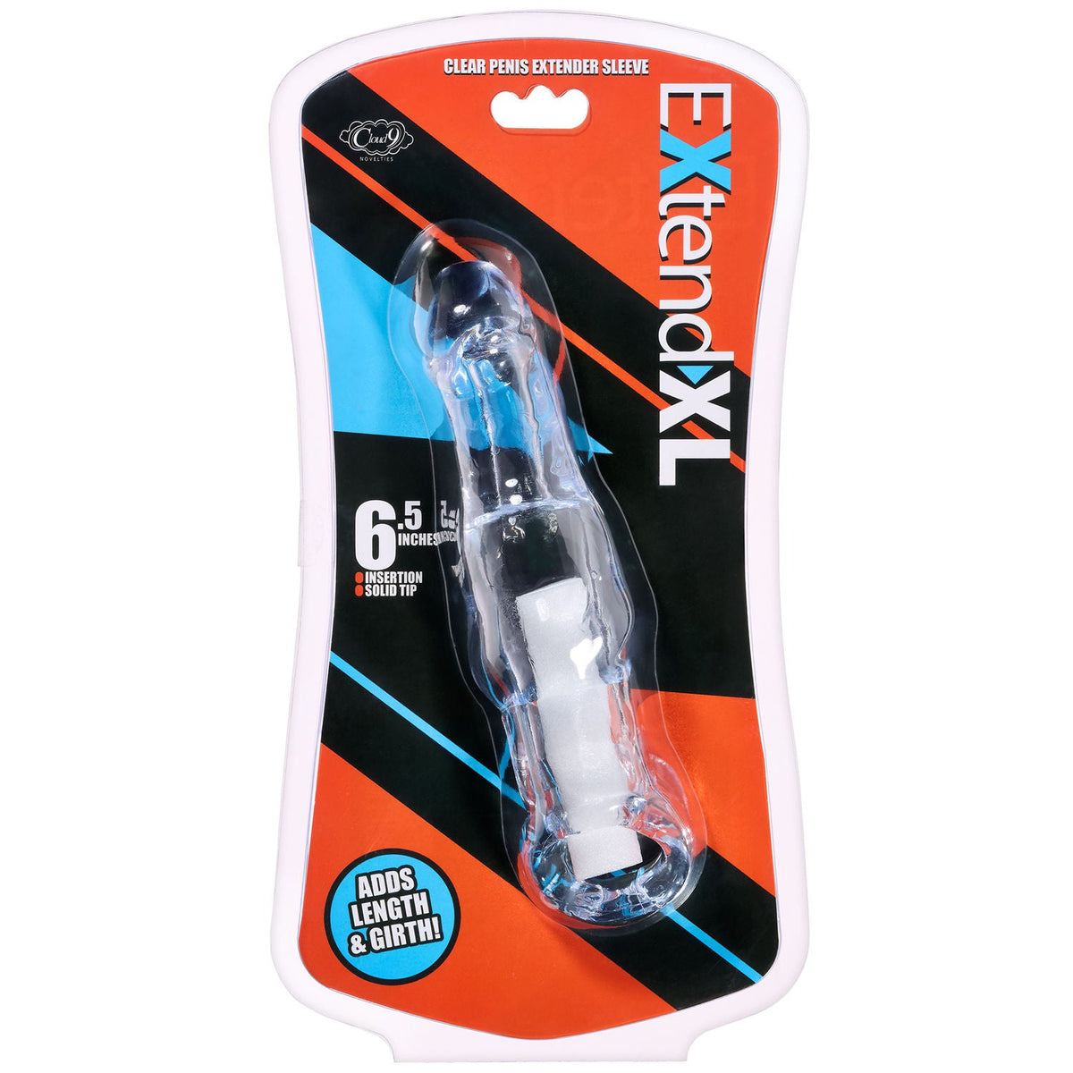 Extend XL Clear Penis Sleeve 7.25 Inch for Enhanced Girth and Length > Sex Toys For Men > Penis Sleeves - Tophatter Daily Deals