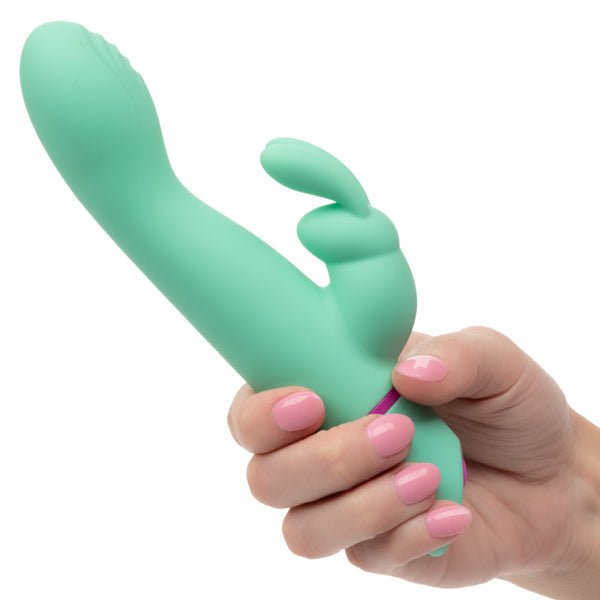 Love Bunny Rockin' G Bunny Silicone Waterproof Vibrator 7.5 Inch Mint Green > Vibrators > Ladies > Rabbit - Tophatter Daily Deals
