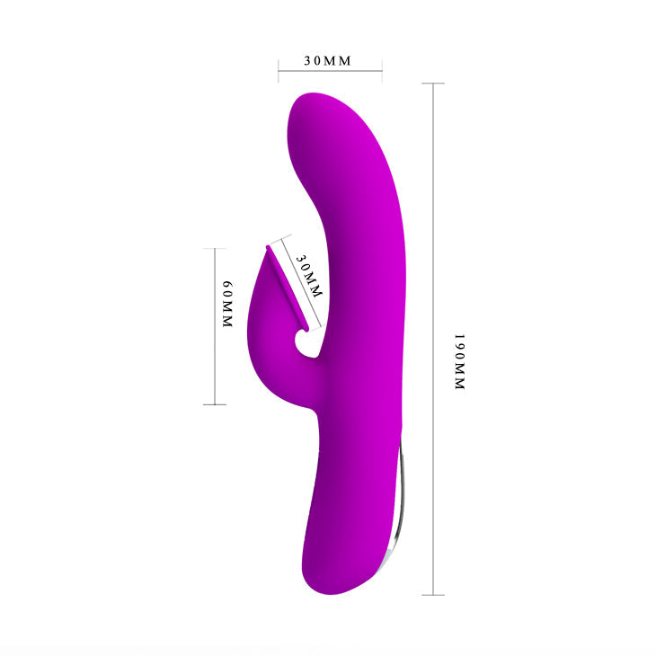 Rechargeable Anthony – Silicone Clit Suction Rabbit Vibrator With Curved Shaft And Thicker Tip > Vibrators > Ladies > Rabbit Multi - Tophatter Daily Deals