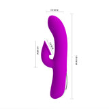 Rechargeable Anthony – Silicone Clit Suction Rabbit Vibrator With Curved Shaft And Thicker Tip > Vibrators > Ladies > Rabbit Multi - Tophatter Daily Deals