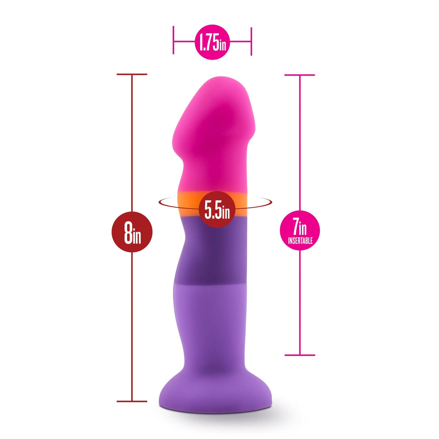 Avant D3 Summer Fling (Silicone) 8 Inch Dildo > Dildos > Neutral Dildos - Tophatter Daily Deals