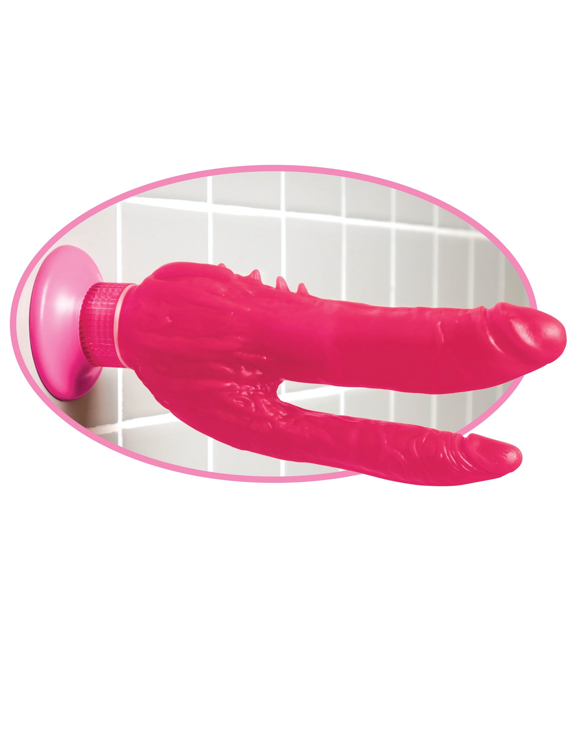 Wall Bangers Double Penetrator Vibrating Suction Cup > Vibrators > Unconventional - Tophatter Daily Deals