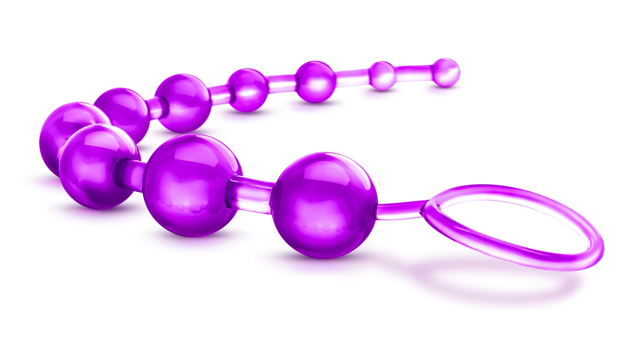 B Yours Basic Beads Purple Flexible Gradual Pleasure Beads > Anal Range > Anal Beads - Tophatter Daily Deals