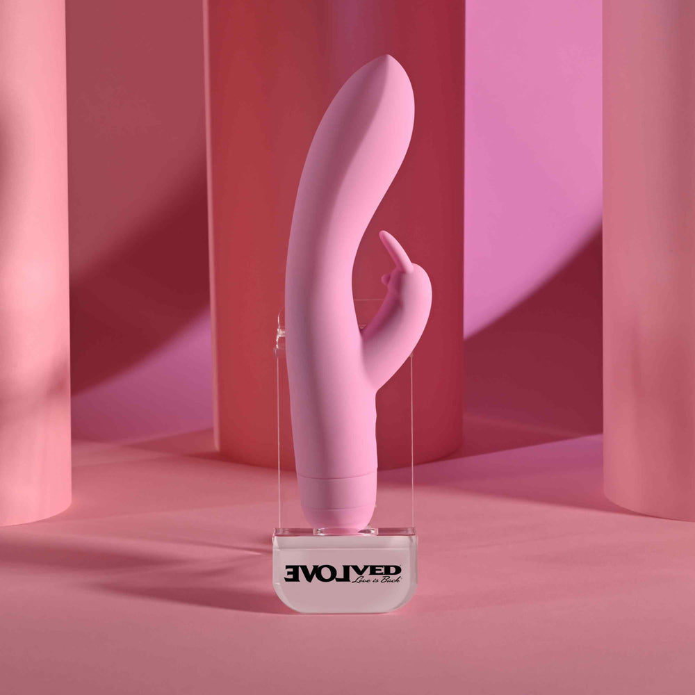 Evolved Cushy Bunny – USB Rechargeable Rabbit Vibrator 19.1 cm > Vibrators > Ladies > Rabbit - Tophatter Daily Deals