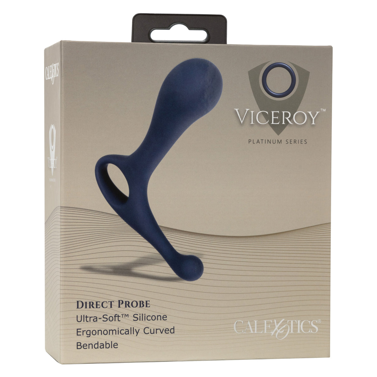Viceroy Direct Probe Ultra-Soft Silicone Ergonomically Curved Bendable 4.75 x 3.5 Inch > Anal Range > Prostate Plugs - Tophatter Daily Deals