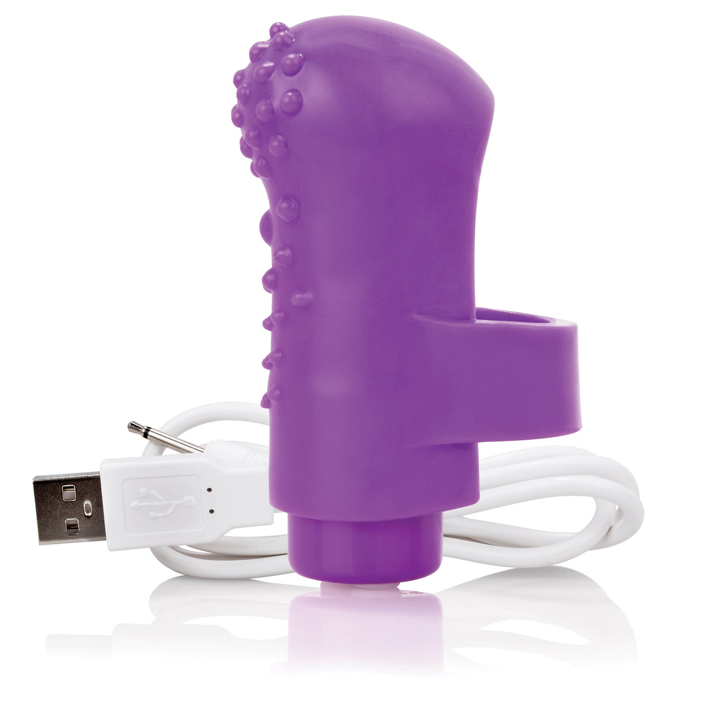 Charged Fing O – Rechargeable Mini Finger Vibrator with Vooom Technology > Vibrators > Finger Vibrators - Tophatter Daily Deals