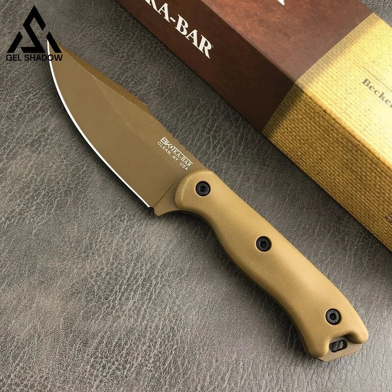 KA-BAR BK18 Short Harpoon Fixed Blade Tactical Outdoor Knife KNIVES - Tophatter Daily Deals