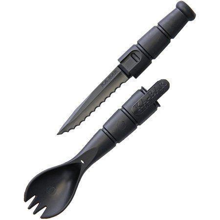 KA-BAR TACTICAL SPORK KNIFE - Tophatter's Army Deals KNIVES - Tophatter Daily Deals