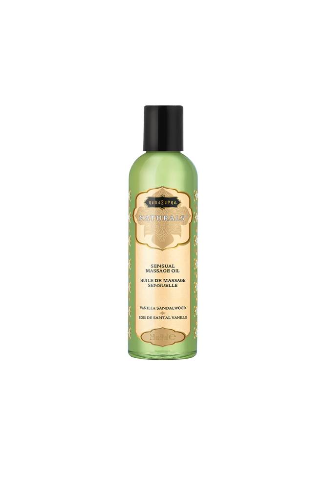 Kama Sutra - Natural Massage Oil - 2oz - Assorted Scents Vanilla Sandalwood Liquid - Tophatter Daily Deals