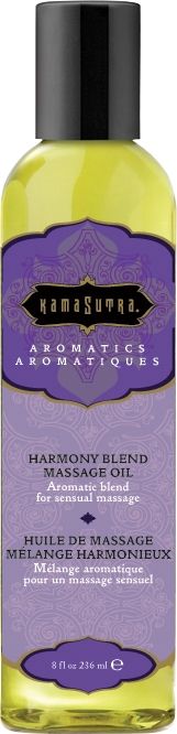 Kama Sutra Aromatics Massage Oil, 8oz Harmony Blend Massage Oil - Tophatter Daily Deals